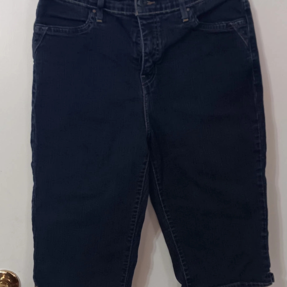 Dark Blue Denim Shorts